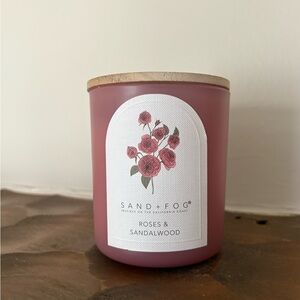 Roses & Sandalwood Pink Candle